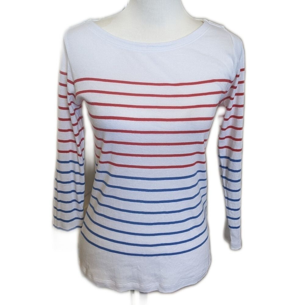 Vineyard Vines red white & blue long sleeve T-shirt, patriotic, USA, size S